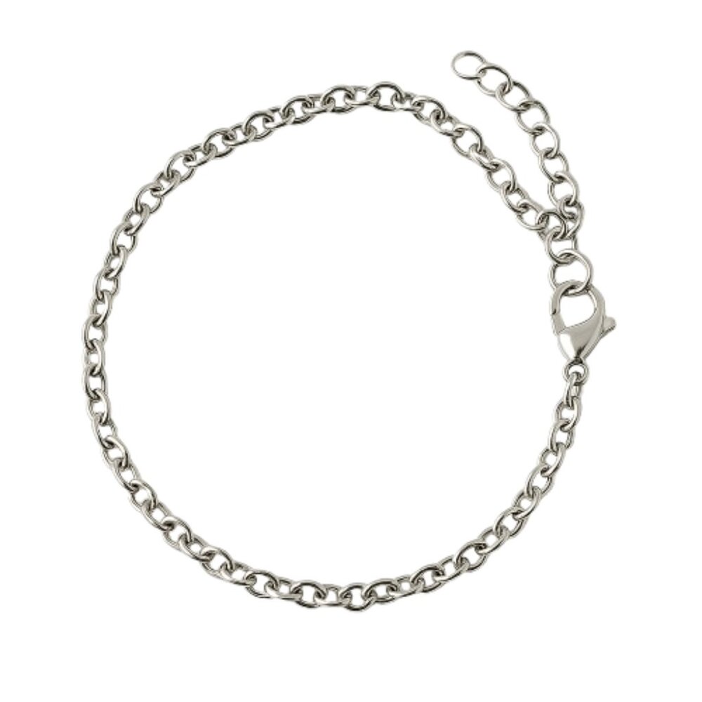 Slide Brand Andromeda bracelet Stainless Chrome Plated NWOT